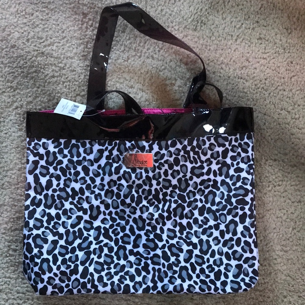 Snooki leopard tote